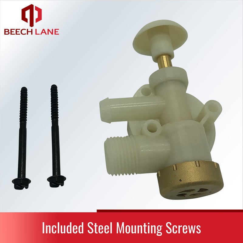 Beech Lane RV Upgraded Toilet Water Valve for Dometic Sealand EcoVac Vacuflush Pedal Flush Toilets, Brass Cap For Leak Resistance, High Performance in Freezing Conditions, Replaces 385314349 - Image 5